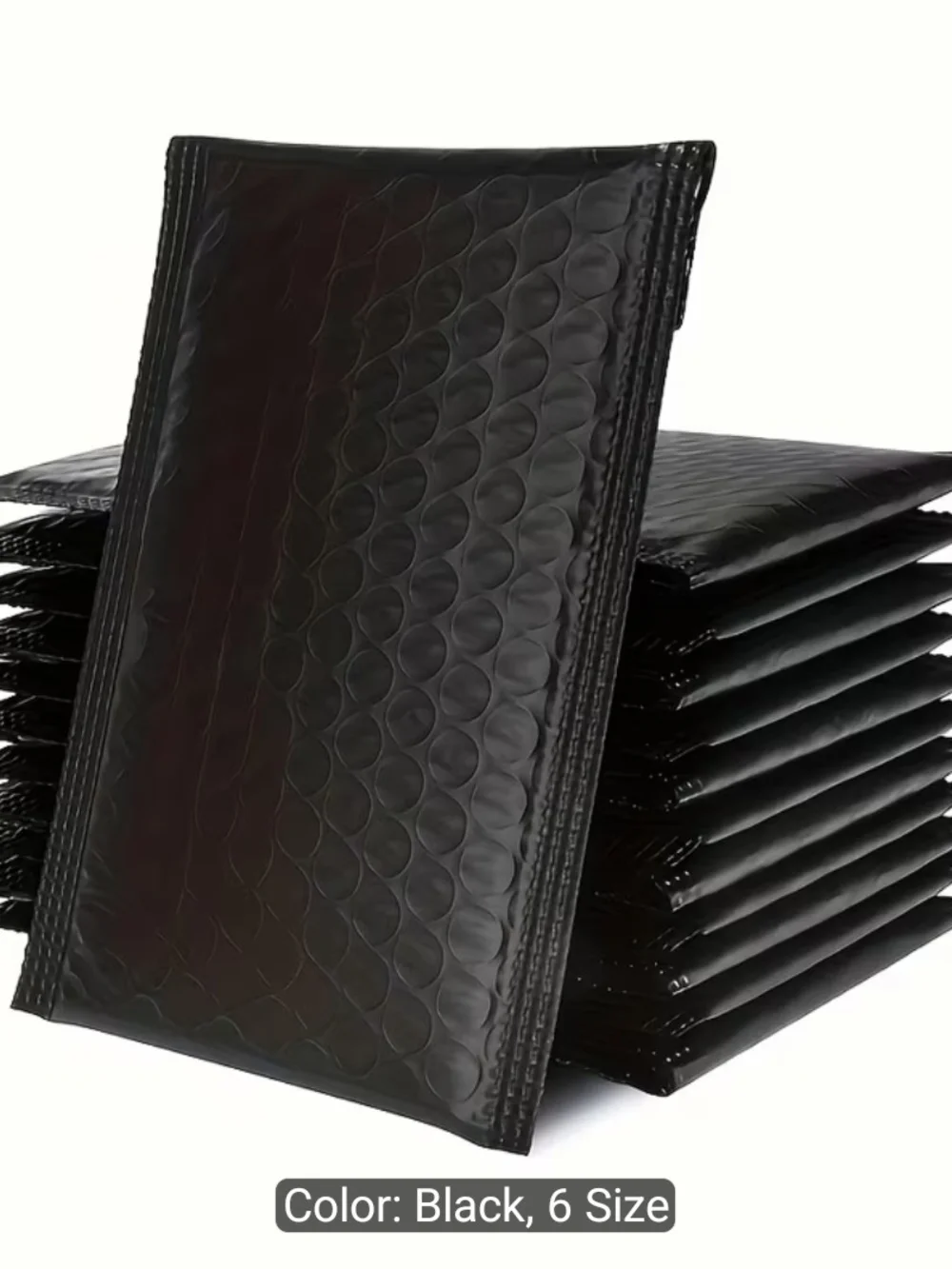 Black Padded Bubble Mailers - Pack of 20